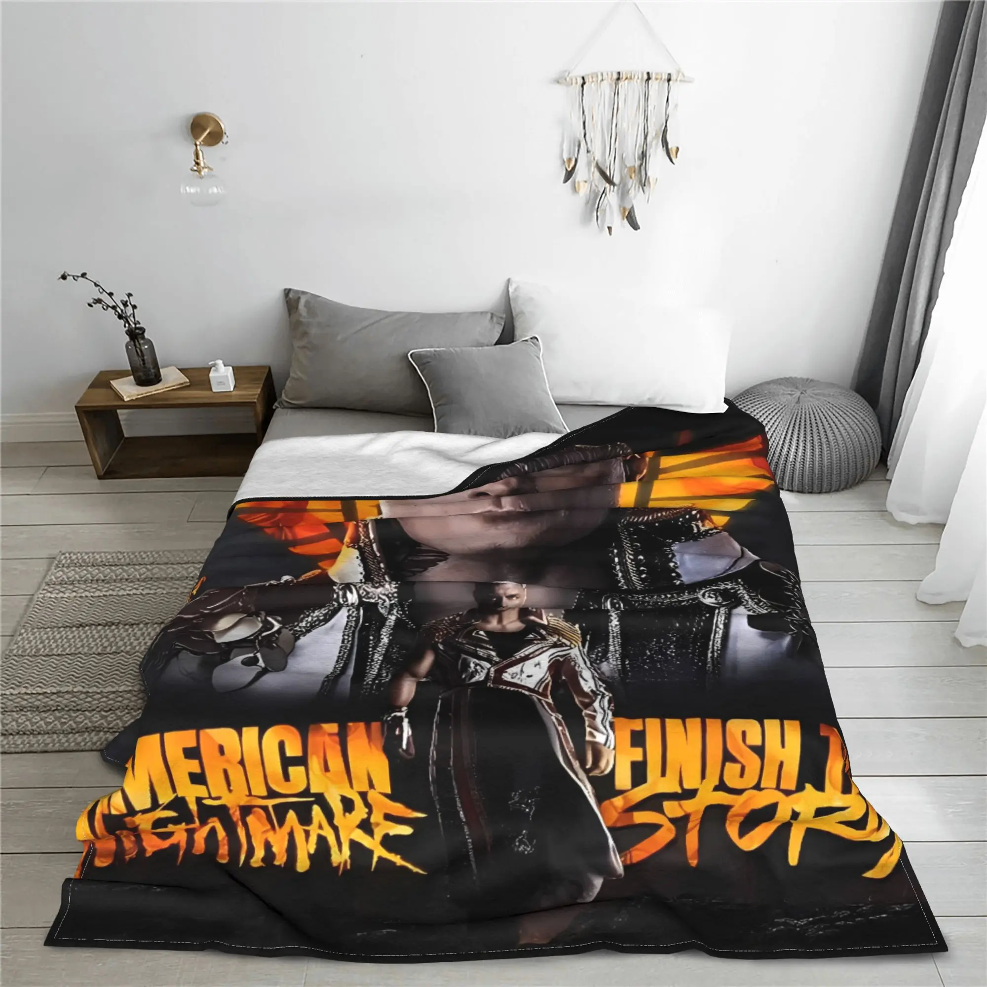 كودي رودس المصارعة بطانية قطيفة الطلاب الفانيلا رمي بطانية للأريكة السرير تصميم ناعم جودة المفرش هدية