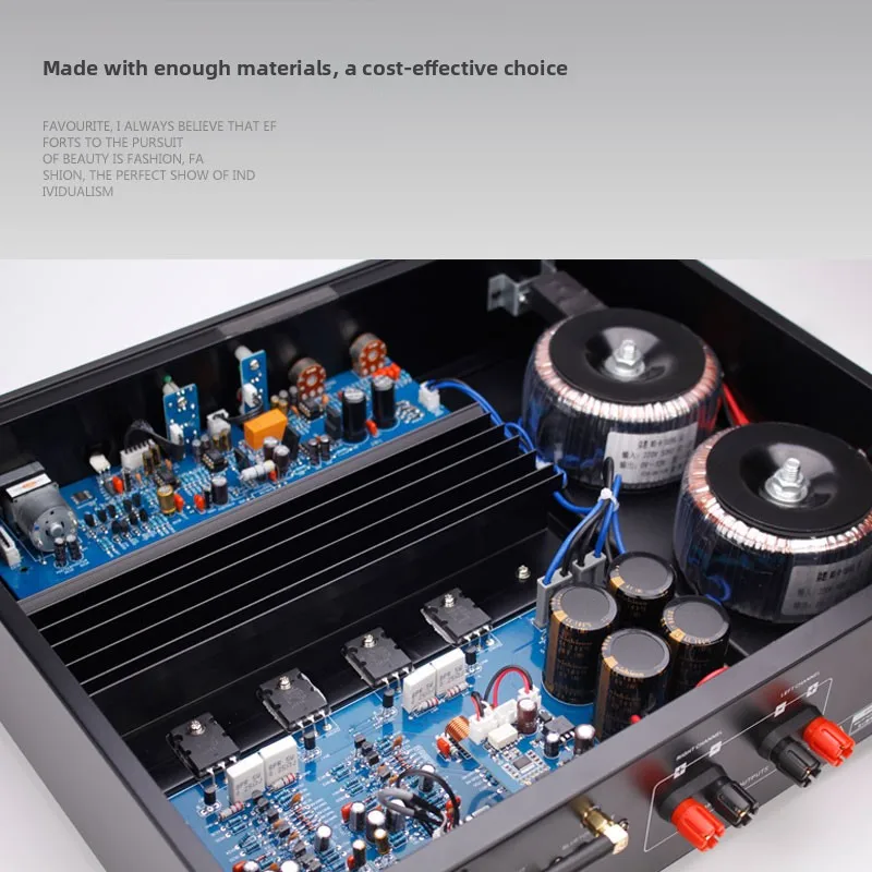 BREEZE 2025 جديد HIFI 2.0 ثنائي القناة ستيريو مكبر صوت منزلي مكبر للصوت حلقة مزدوجة الثور بلوتوث 5.0 التحكم عن بعد