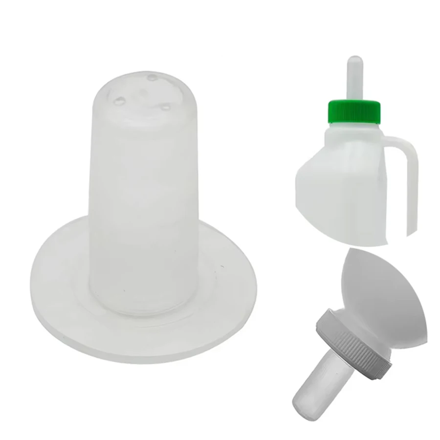 5 шт., соска для кормления теленка, подростковые соски для эффективного кормления домашних животных для молодых животных, вертикальный тип, пластиковая соска для доильной бутылки для коров и теленка