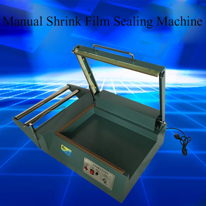 

Manual Shrink Film Sealing Cutting Machine Commercial L Type Sealing Packing Machine Packing Equipment