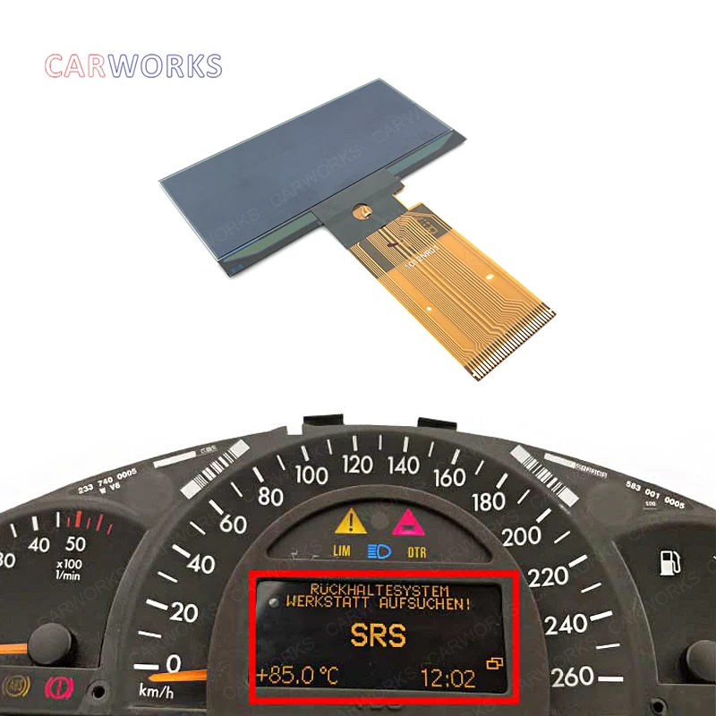 

Instrument Cluster Screen Pixel Repair Dashboard LCD Display For Mercedes Benz W203 C Class W463 2000-2007