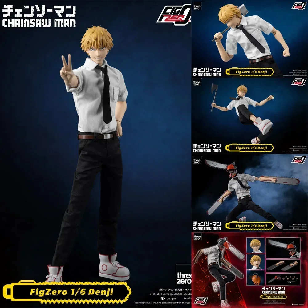 In Voorraad Threezero 1/6 Denji 3Z0407 31CM Action Figure KETTINGZAAG MAN Vrouwelijke/mannelijke Soldaat Action Figure Hobby Verzamelen Model