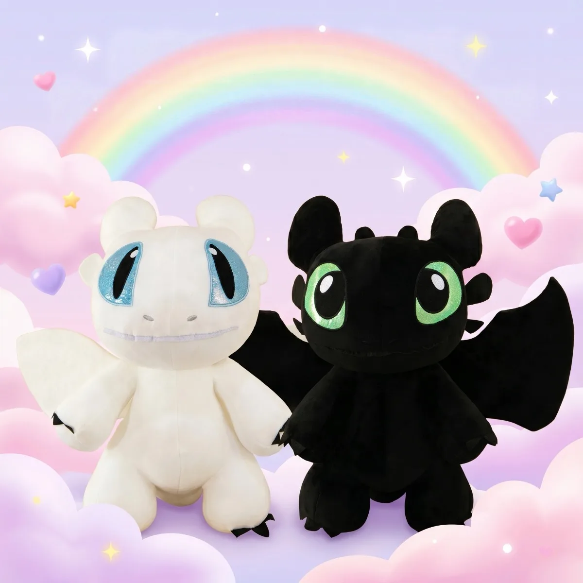 

Toothless Stuffed Doll Light Dragon Plush Toy Cushion Cute Cartoon Night Plush Pillow Toothless Dragon Doll Home Decor Toy Gift