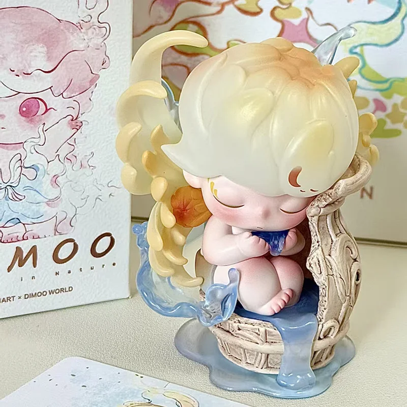 POP MART DIMOO Série Formes de la Nature Boîte Mystère Sac Surprise Figurine Anime Ornement Collection
