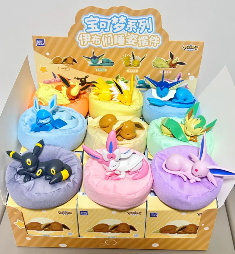 

100% Genuine Toptoy PokéMon Eevee Sleeping Position Series Blind Box Collectible Animation Figurine Toy Trendy Decor Gift