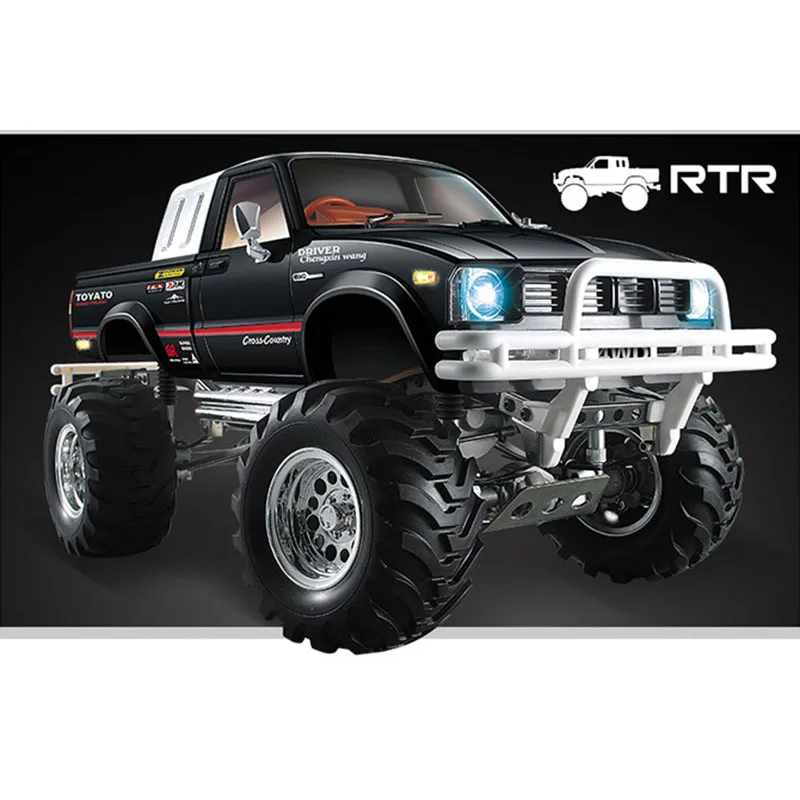 ZESTAW HG P407 1/10 RC Crawler Pickup 4*4 RC Car Remote Control Crawler Chassis Axles Shaft Hub Outdoor Toys For Boys Gift TH05147