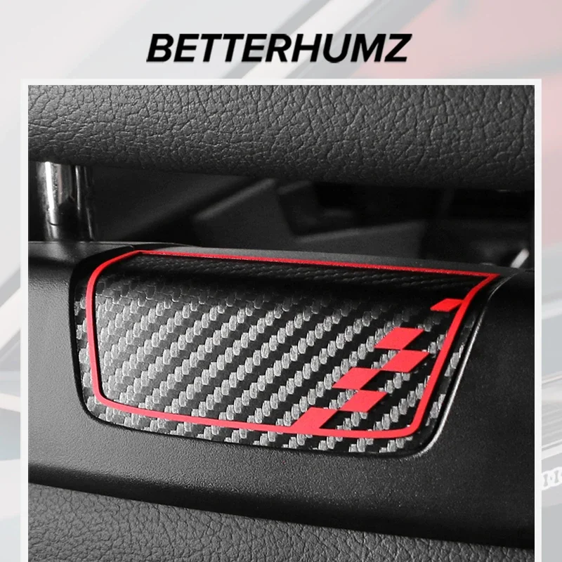 Betterhumz For Audi A4 B9 A5 Made of Alcantara Seat Back Panel Headrest Trim Sport Stickers 2pcs Car Interior Tuning Accessories