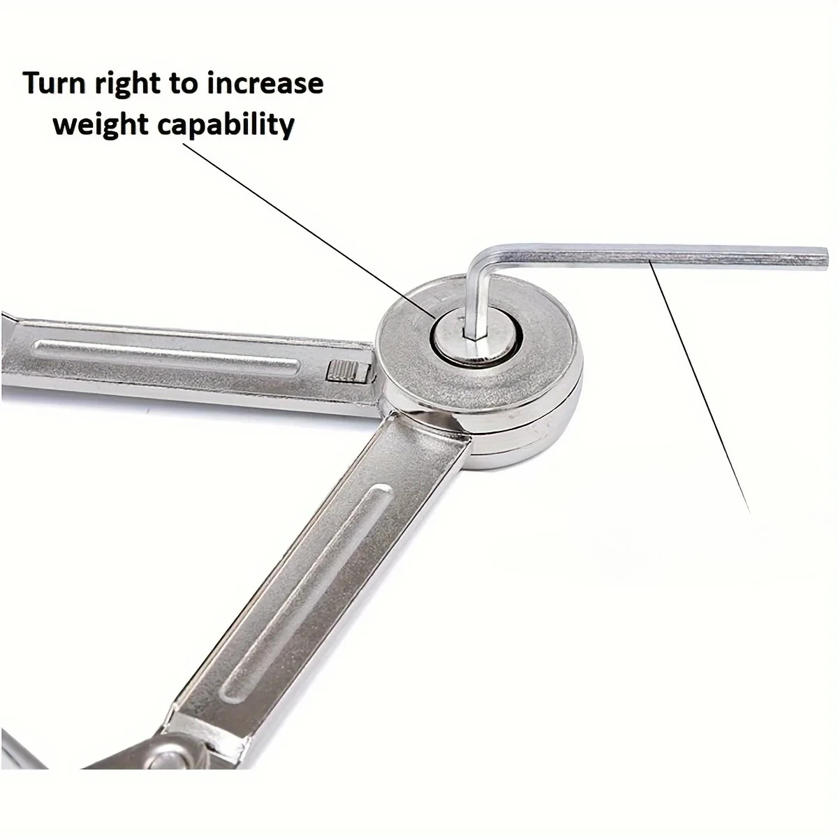 360 ° random stop, flip up door, flip down universal support rod Perfect for Drawer Window/Wardrobe/Cabinet Lid Support Hinge