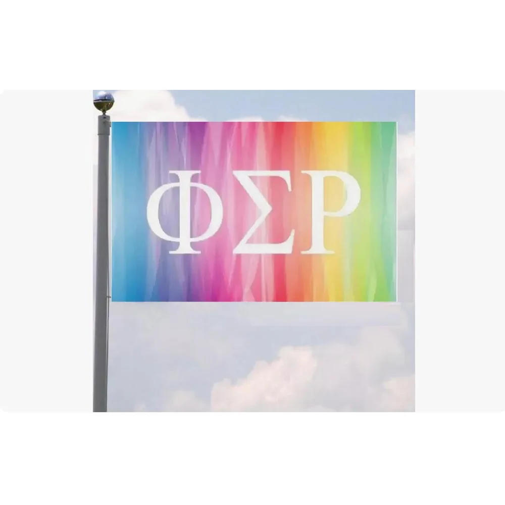 2X3FT custom decoration indoor outdoor 3x5ft flags with phi sigma rho flag