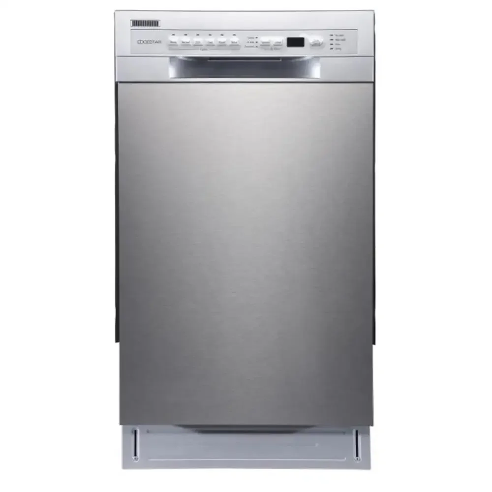 Built-In Dishwasher 8 Place Setting Silverware Basket Cup Tray 6 Wash Cycles Leakage Sensor Quiet Operation 17.75