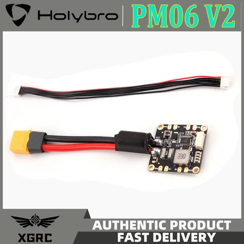 Holybro PM06 V2 14S Power Module 2S-14S Input voltage 60A Rated Current For Pixhawk 4 Pixhawk 4 Mini Durandal Pix32 RC FPV Drone