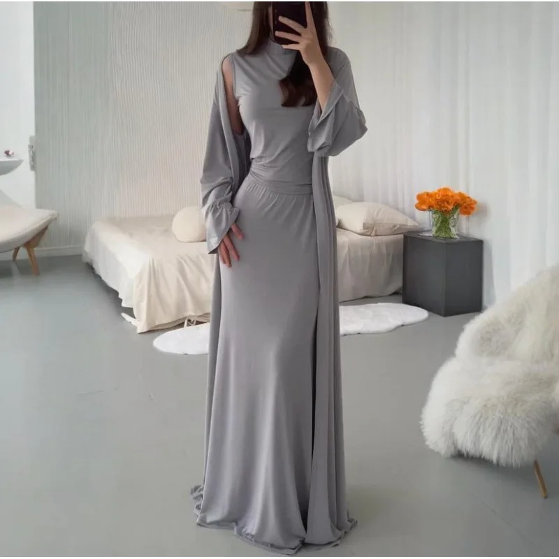 レディース3点セット タイトで万能な通勤スカート スリムトップ ジャケット おしゃれな四季対応 大人服セット