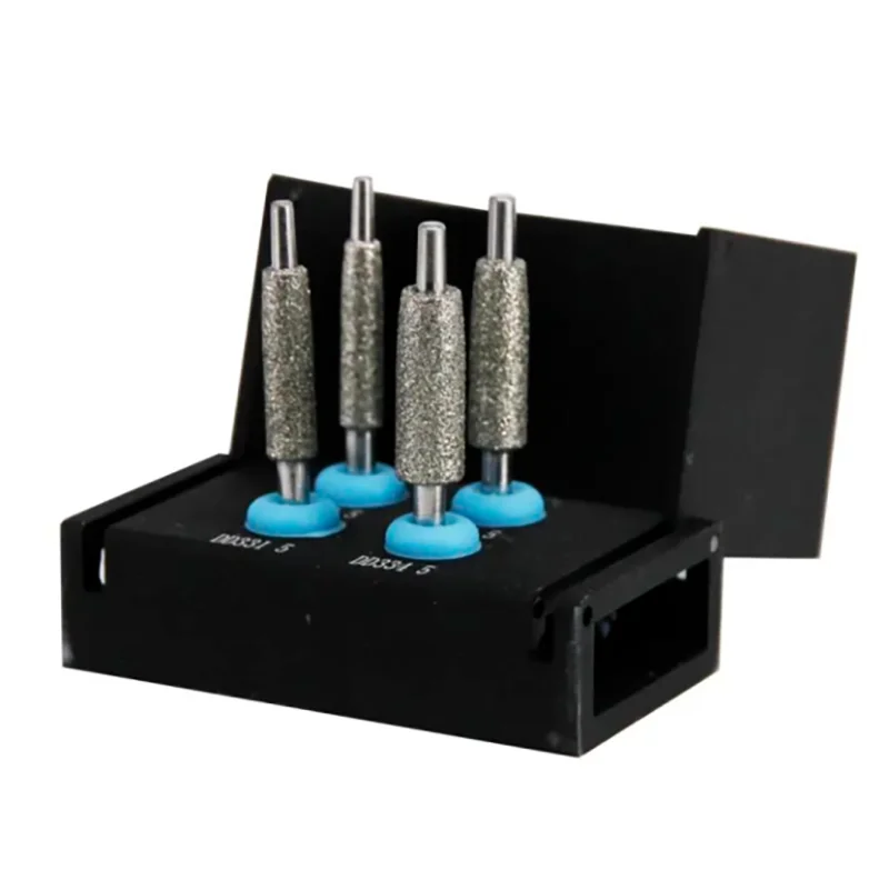 

Набор из 4 стоматологических алмазных боров для гладкой обработки кости с низким сопротивлением, для подготовки канавок, JD Bone Track Dril Kit