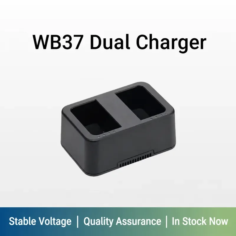 for DJI WB37 Battery Charger Two in One Anti Overcharge Safety Protection Universal Charging Hub One Piece Set