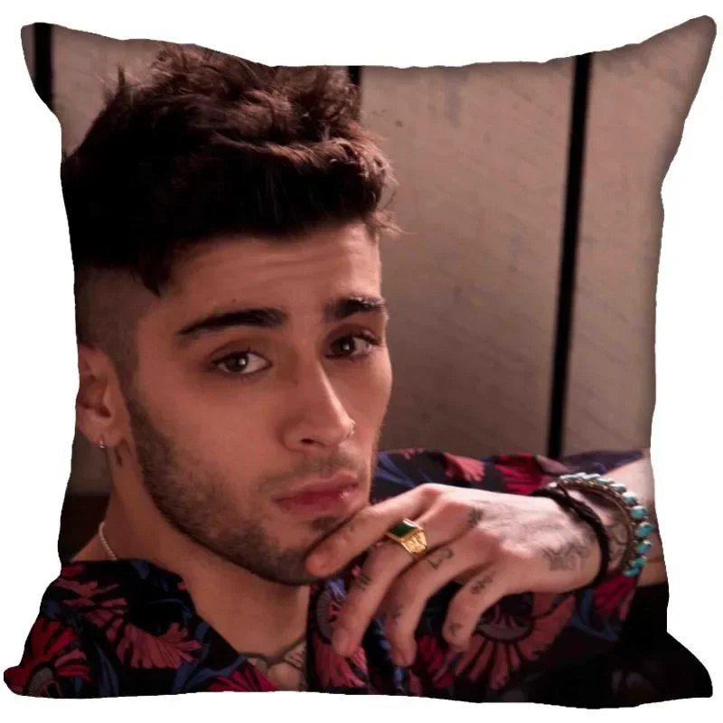 Zayn Malik Pillow Case For Home Decorative Pillows Cover Invisible Zippered Throw PillowCases 45X45cm