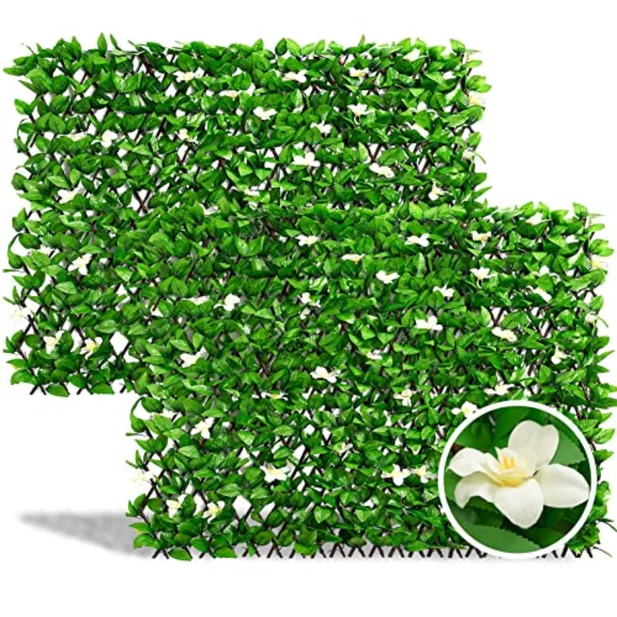 

Expandable Fence Privacy Screen for Balcony Patio Outdoor Faux Ivy Fencing Panel for Backdrop Garden Backyard Home Decorations