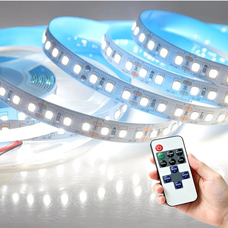 5V RGB LED Strip Lights with Remote Control, 2835 Chips USB Powered Flexible Tape Light, Cuttable Easy Install