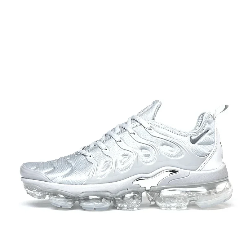 Nike Air Vapormax Plus TN White Men Women Running Shoes Air Cushion Against Impact Shock-absorbing Unisex Sports Sneakers