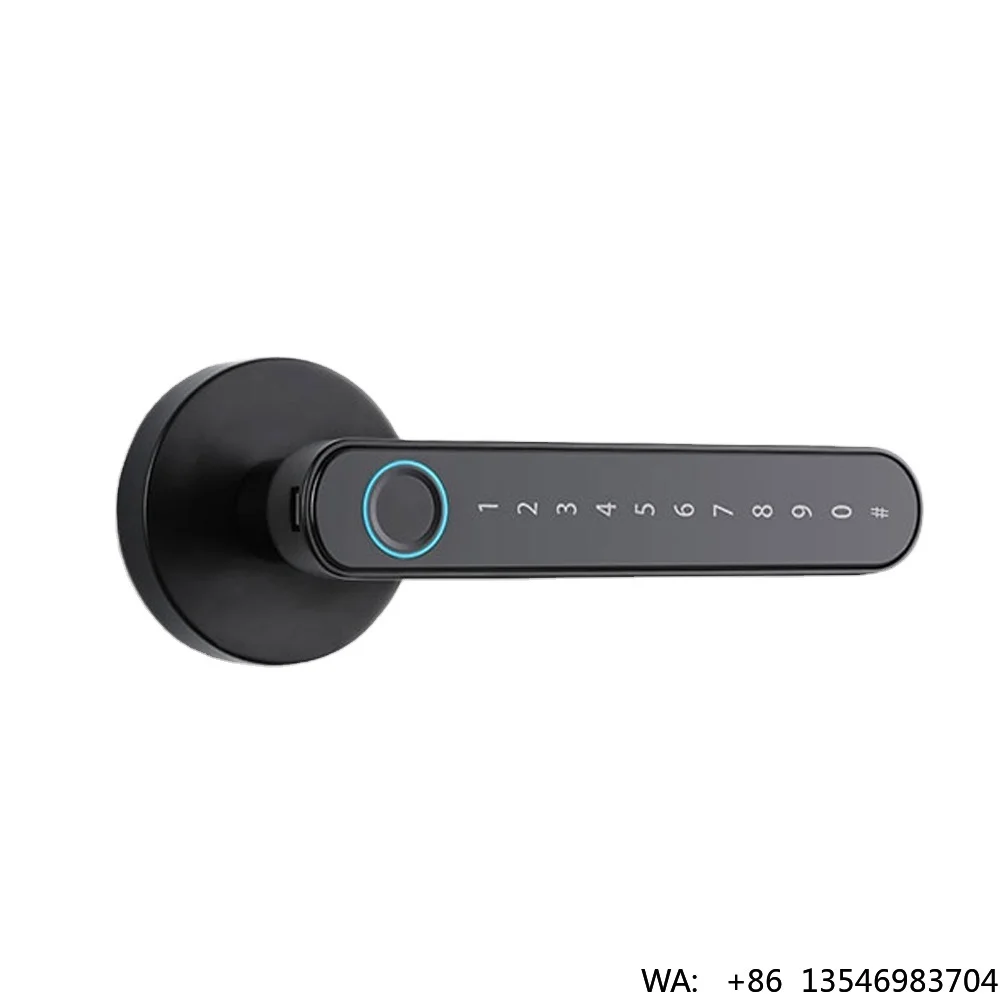 

Sinovo Limited Low Price Innovative Design Electric Tuya WIFI App Remote Control Fingerprint Handle Lock Smart Door Lock