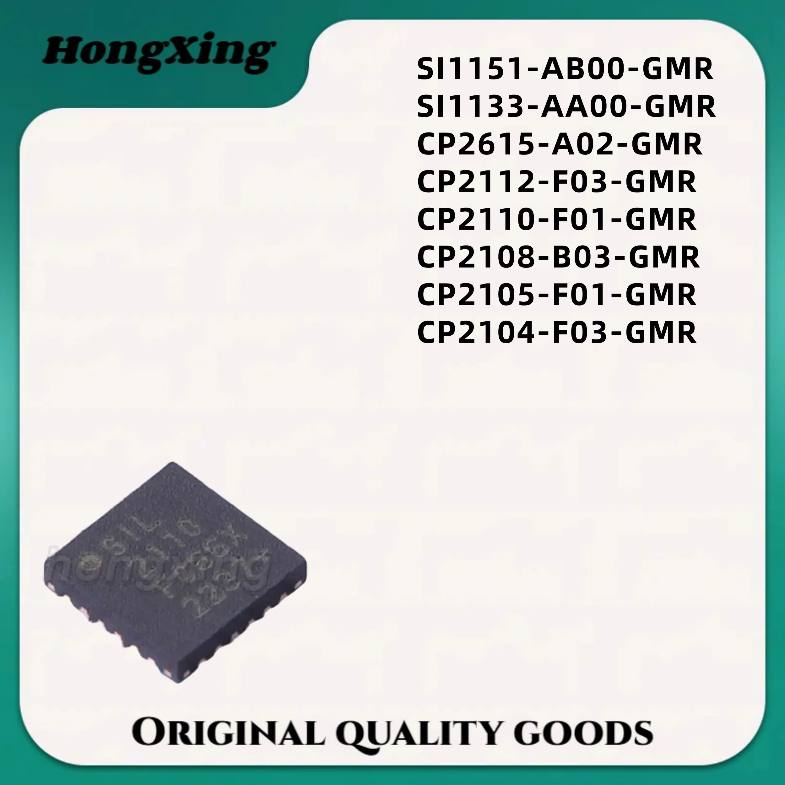 SI1151-AB00-GMR SI1133-AA00-GMR CP2615-A02-GMR CP2112-F03-GMR CP2110-F01-GMR CP2108-B03-GMR CP2105-F01-GMR CP2104-F03-GMR
