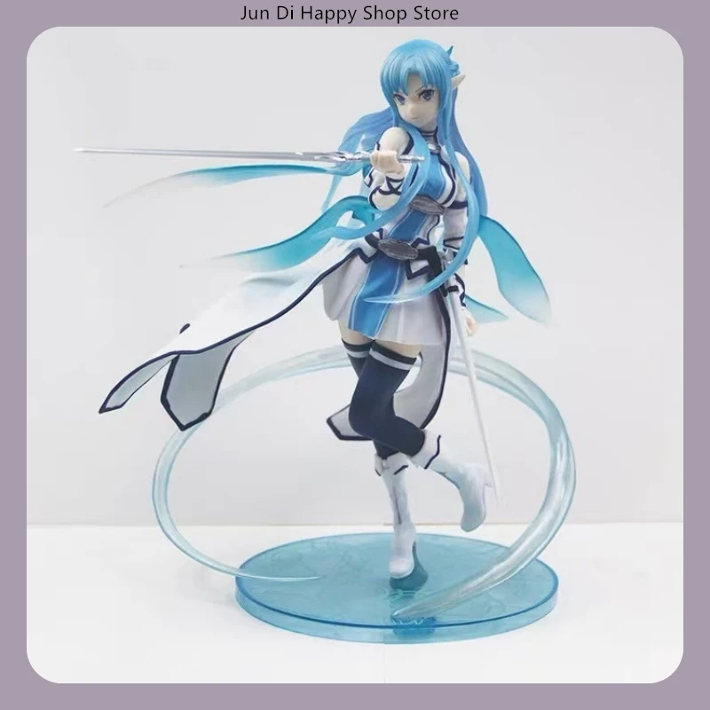 Figurine de dessin animé Sword Art Online Yuuki Asuna Water Spirit, 23cm, Statue modèle, Collection de Fans, jouet d'ornement de décoration de bureau