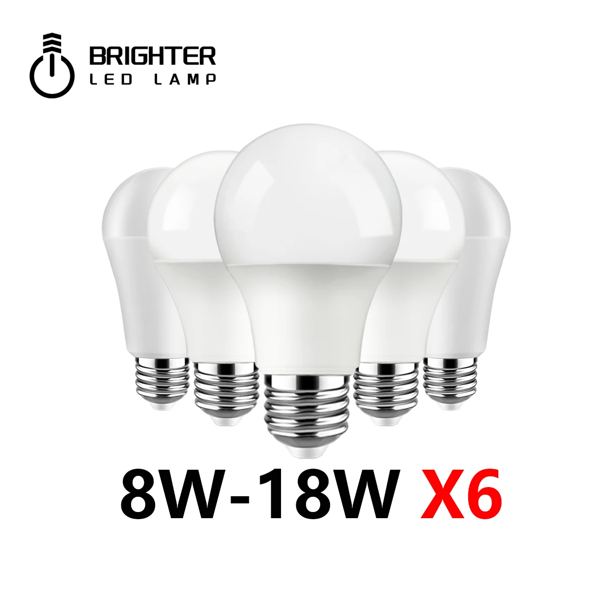 

6pcs/lot Led Bulb A60 9w High Brightness E27 Lampada 220v-240v 3000k Bombilla Lampada Led Spotlight Light Warm White