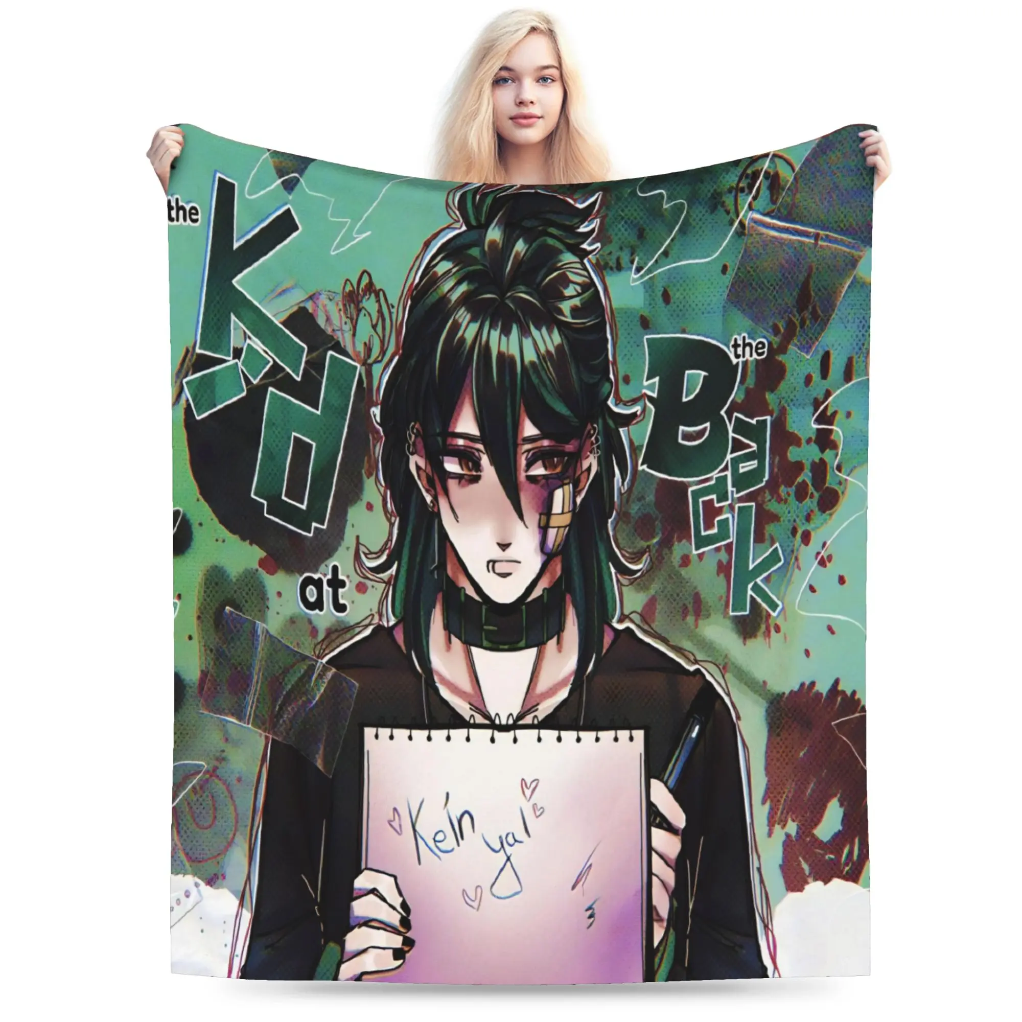 The Kid At The Back Accessories Blankets Super Soft Fleece  Throw Blanket Comfortable Rug Piece