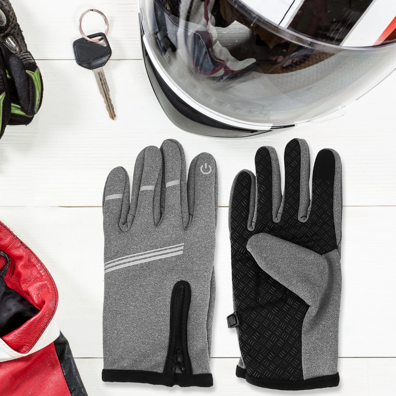 

Riding Gloves Full Finger Protective Sports Work Anti skid Driving Jogging Horse Riding Fishing Mountaineering Motorcycle Gear
