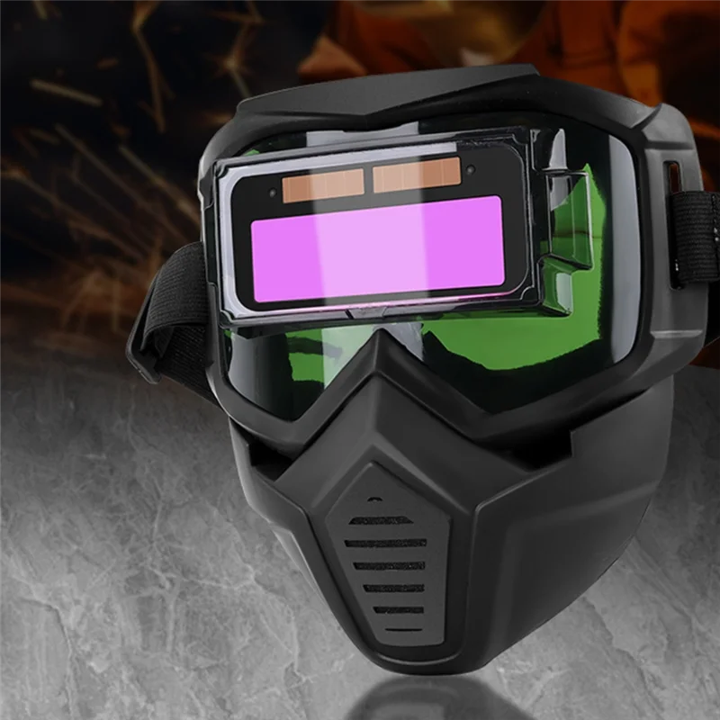 

ABGE-автоматическая затемняющая регулируемая лента, съемная маска сварщика, ударная защита для лица сплит-типа, сварочные очки