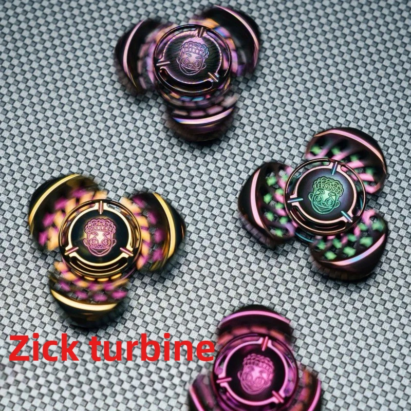 

Zach EDC Маленькая турбинная самолетка Zach Lab Пекин Выставка Limited Механический гироскоп на кончике пальца Декомпрессионная игрушка