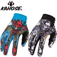 MX Guantes de Motocross Motocicleta Dedo Completo Bicicleta BMX MTB ATV Off Road Ciclismo de montaña Guante Luvas M L XL