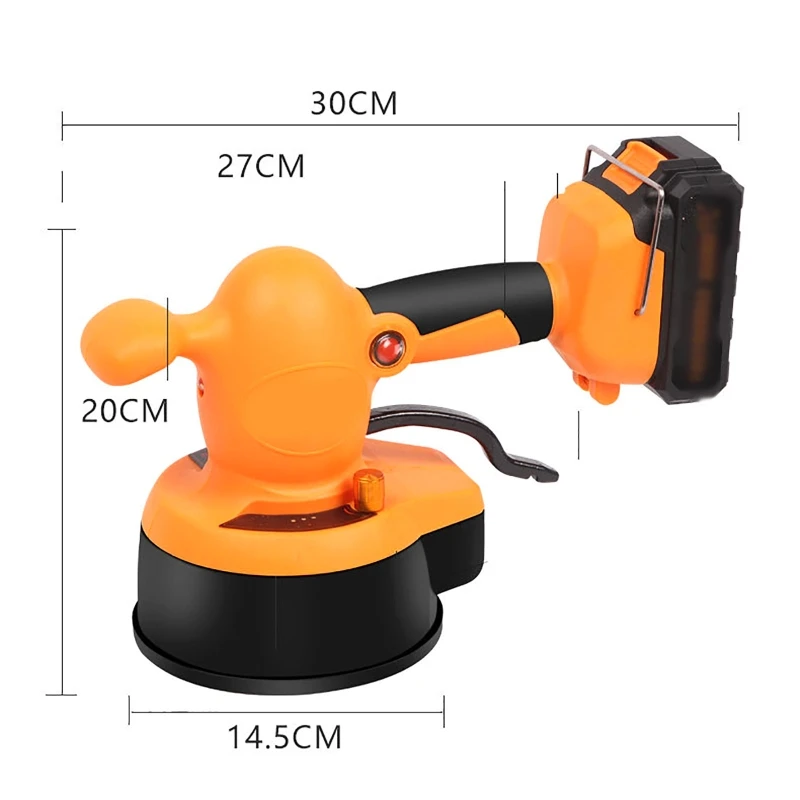 400W Rechargeable Ceramic Tile Machine LED Lighting Tile Machine Tile Wall Tile Marble Wibrator with 1 * Battery + 1 * Charger