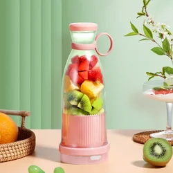 Exprimidor eléctrico de naranja para cocina, licuadora portátil con botella, extractores de jugo fresco inalámbricos, máquina mezcladora