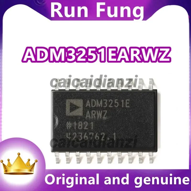 

ADM3251EARWZ-REEL ADM3251EARWZ RS232 Digital Isolator 2500Vrms 2 Channel 460Kbps 25kV/µs CMTI 20-SOIC 10Pcs/Lot New Original