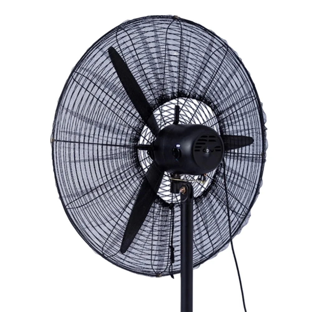 Round Electric Fan Cover Anti-Pinch Fan Mesh Cover Safety Anti-pinch Protector Household All-inclusive Floor Dust-proof Cover