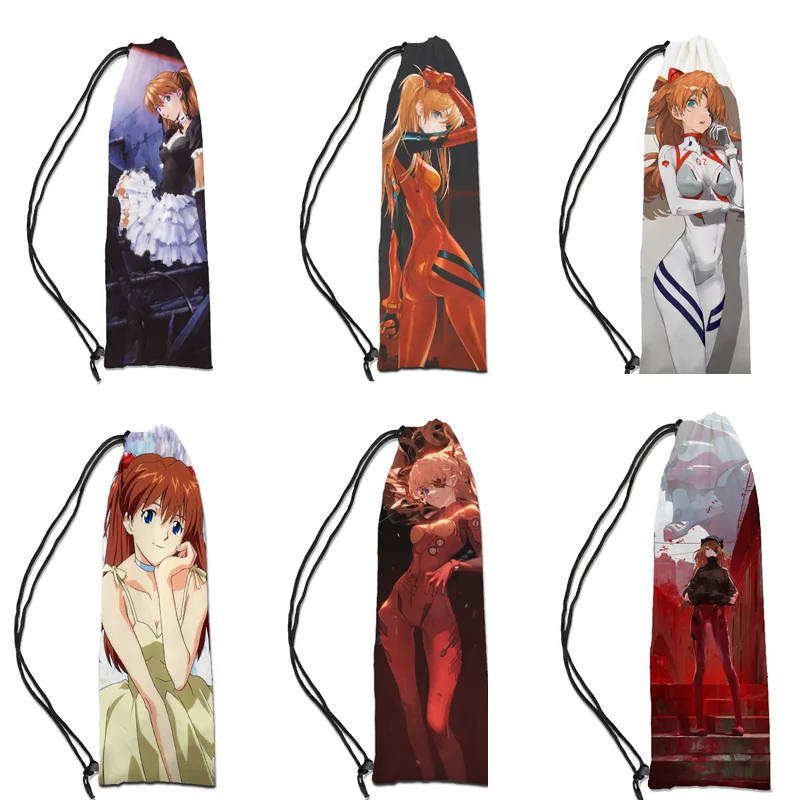 

New Century Gospel Warrior Cartoon Super Cute Tomorrow Fragrance EVA Badminton Racket Bag Sports anime Gift