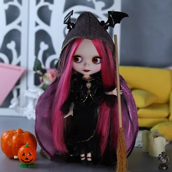 ICY DBS Blyth doll 1/6 bjd Red and Black hair series dolls nude joint body for girl gift