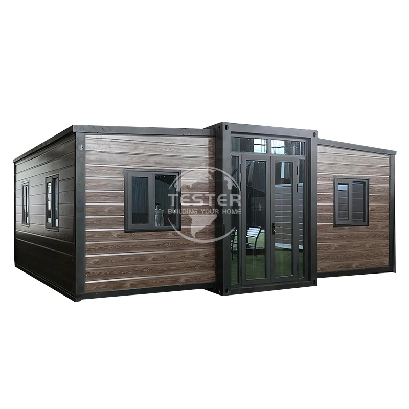 Customized New Product 2 Bedroom Expandable Container House Villa Prefabricated Stackable House Mobile House Casa Panel De Sandw