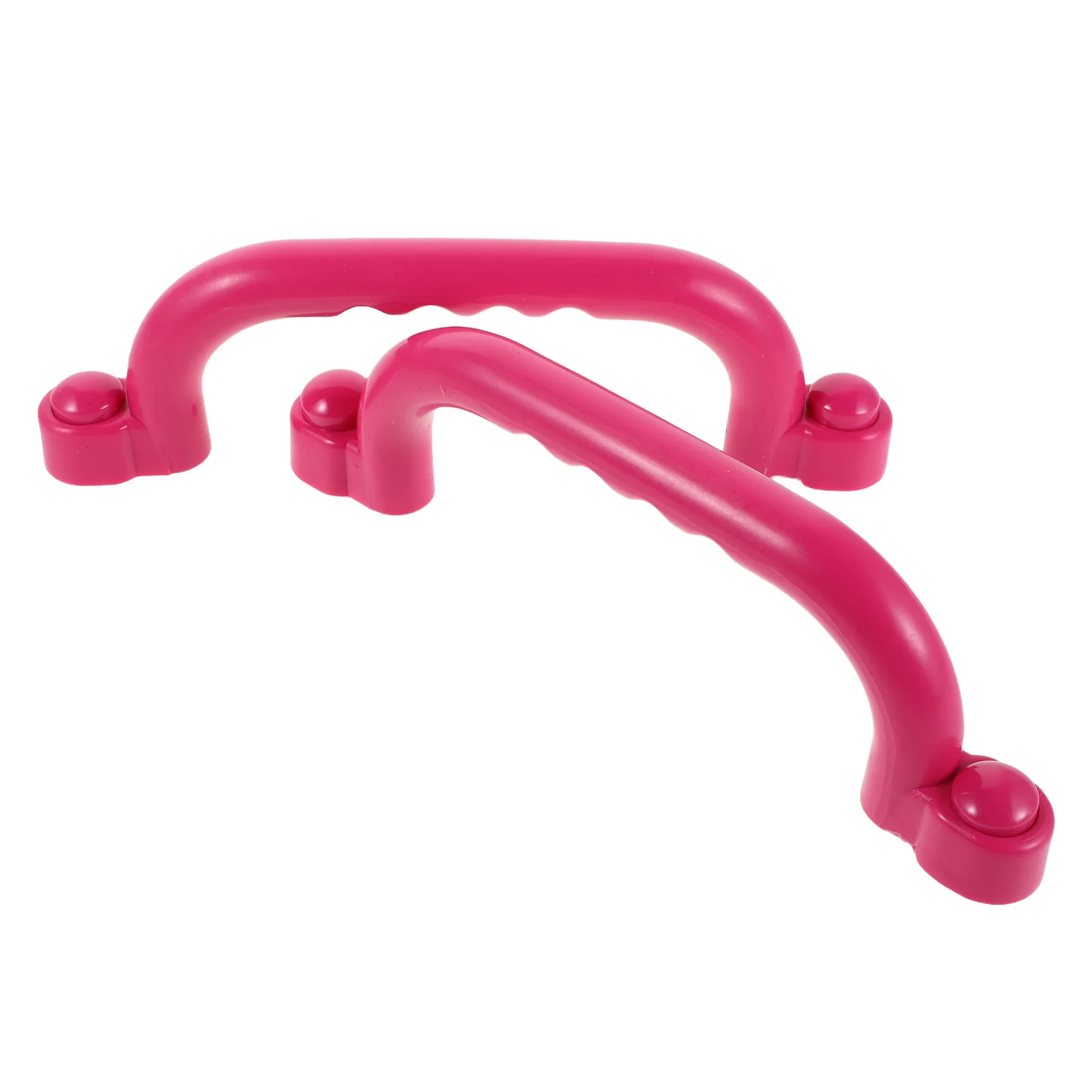 1 زوج سلامة ملعب مقابض الوردي نونسليب الاطفال اليد القبضات لتسلق الإطار مسرح سوينغ مجموعة Playset الملحقات في الهواء الطلق