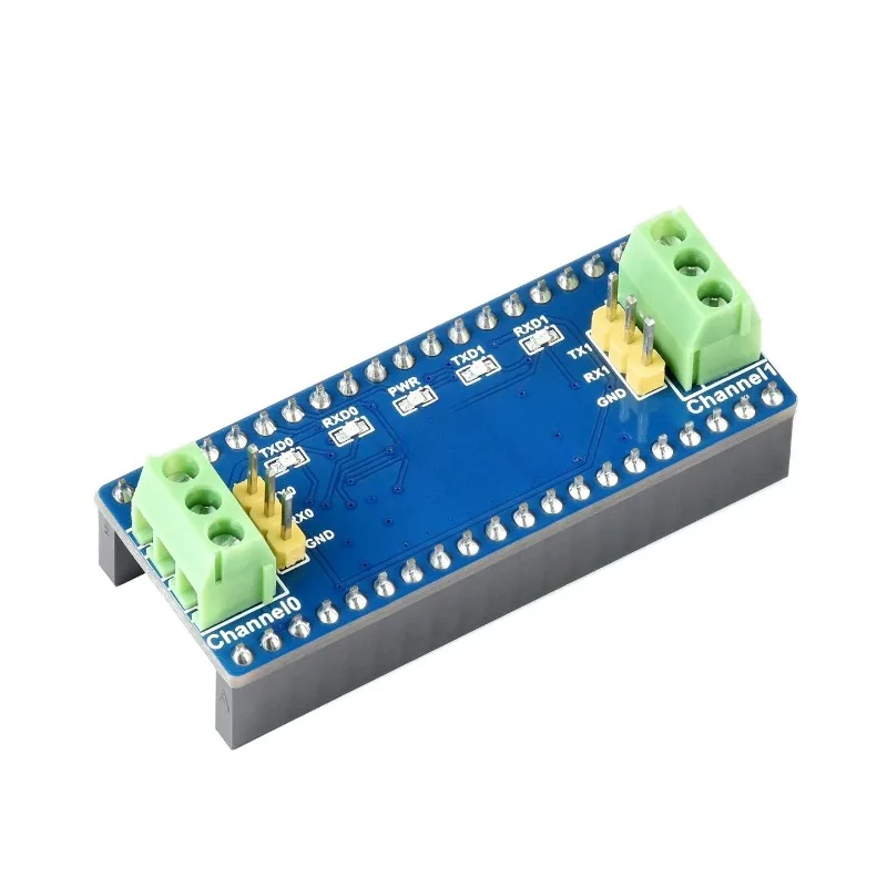 Dual‑Way RS232 UART Communication Expansion Board SP3232EEN Serial Module for Snowy, Raspberry Pi Pico