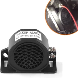 Car Reverse Buzzer Horn Beep Loud Back Up Alarm 12V 80V For Vehicle Truck Caravan Excavator Warning Sound 105db Backup Reminder