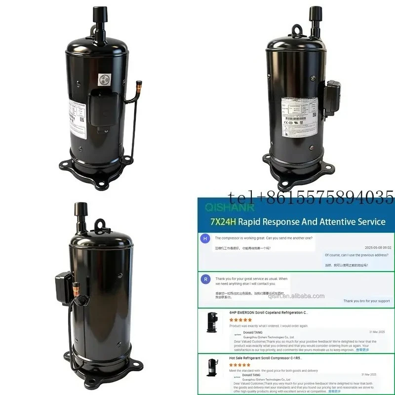 

Hot Hita-chi E405AHD-36D2 5HP DC Inverter Scroll Compressor R410A for Commercial Air Conditioning Heat Pump Refrigeration