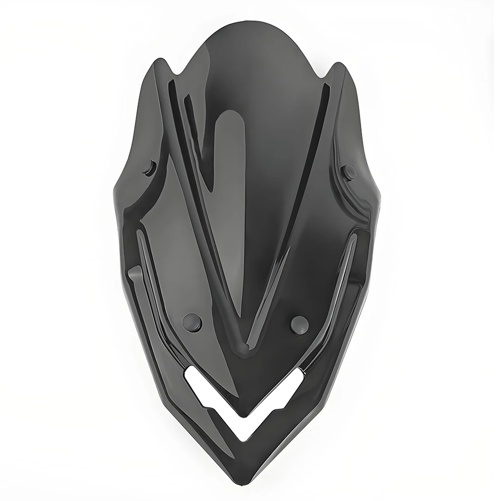 For Aftermarket Motorcycle Front Windscreen Windshield Airflow Deflector Parts Compatible with Kawasaki Z900 2017-2019