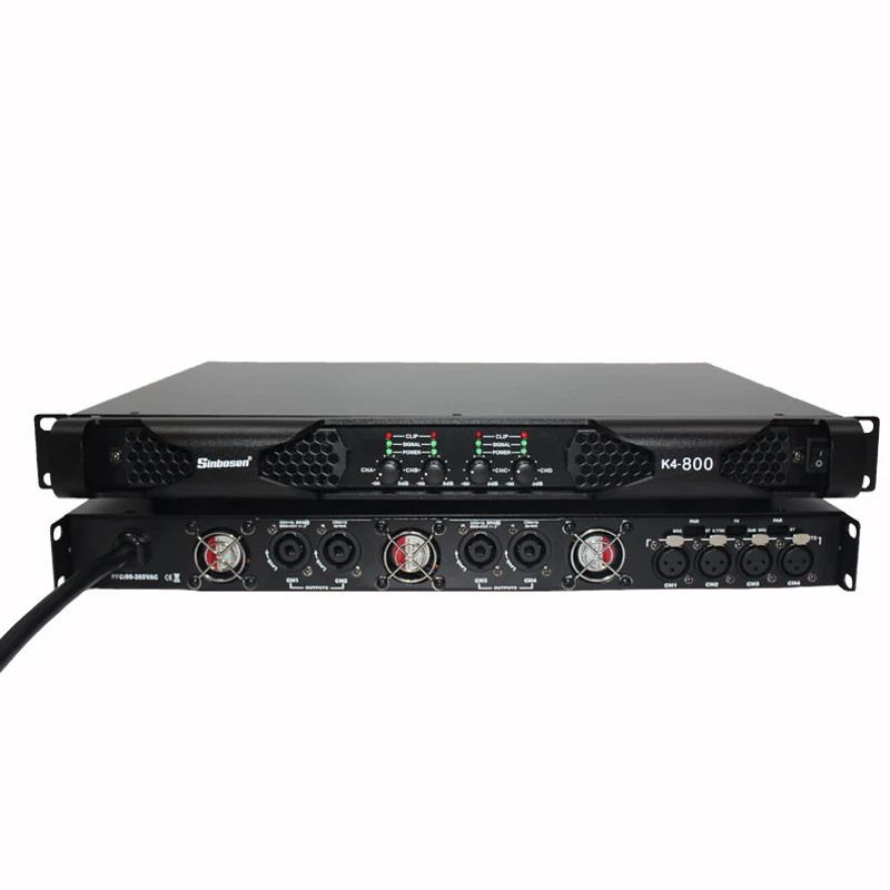 K4-800 karaoke stereo power amplifier class d professional