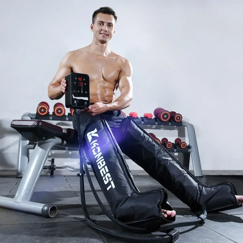 

New Custom Logo Air Pump Sequential Compression Reboot Recovery Boots Full Leg Massager Machine System For Athletes Device