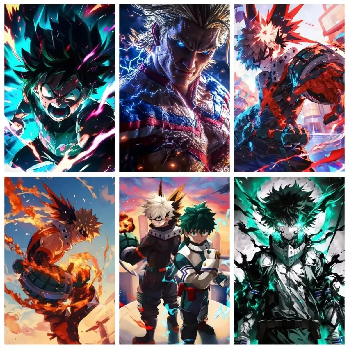 My Hero Academia Anime Battle Scene Jigsaw Puzzle 500/1000/1200/2000PCS Collectible Room Decoration Gift for Anime Enthusiasts