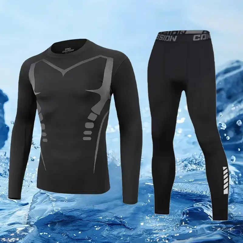 

Sportswear Sets for Men | Quick Dry Training Suit | Gym Fitness Yoga Workout Clothing Set