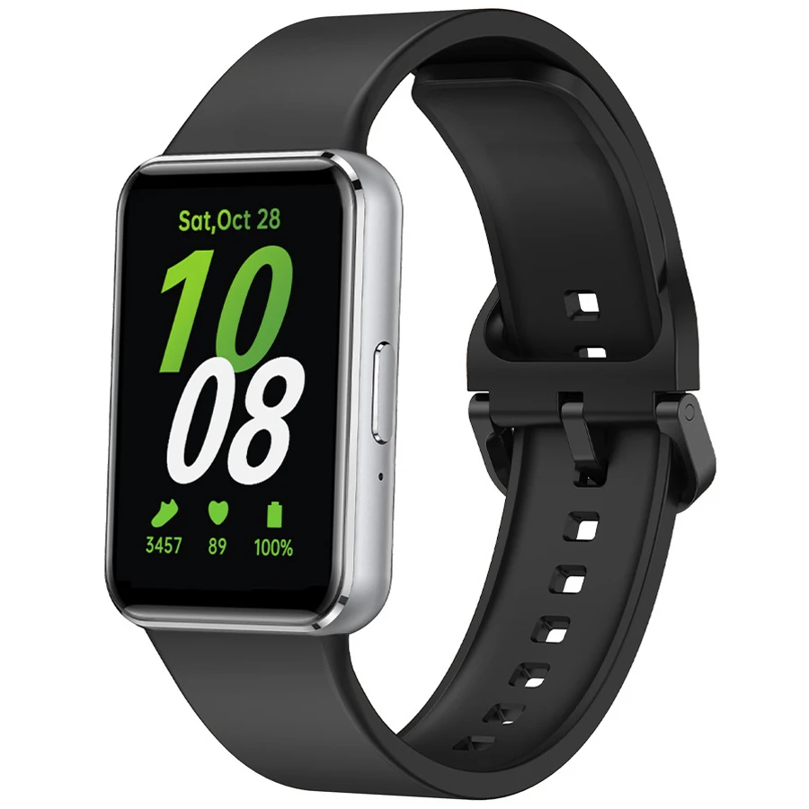 삼성 갤럭시 핏 3 밴드용 스포츠 실리콘 밴드 부드러운 고무 손목 밴드 스트랩 삼성 갤럭시 핏3 시계 밴드 액세서리