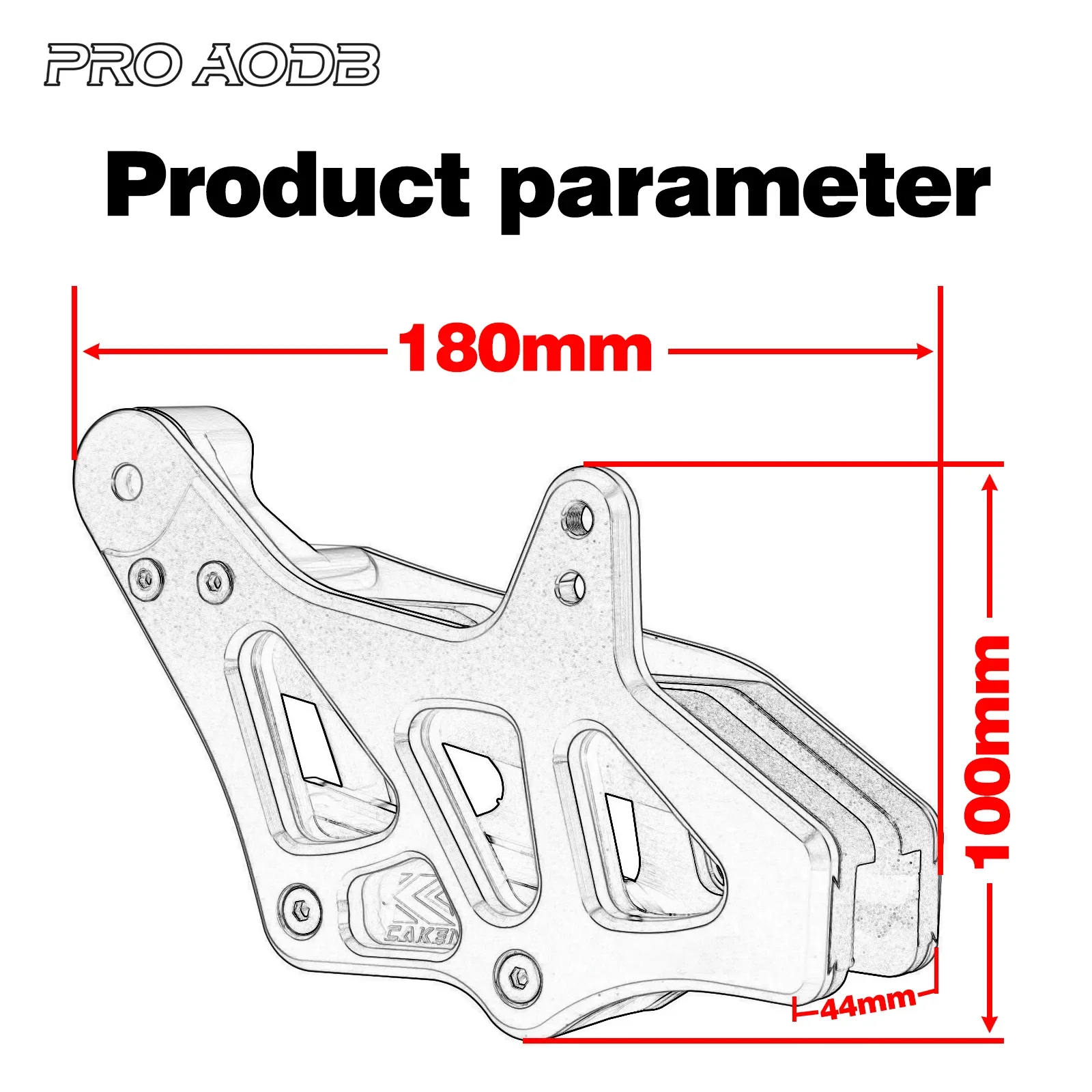 Motorcycle Aluminium Chain Guide Cover Guard Protector For KTM EXC EXC-F SX SX-F XC XC-W XC-F125-530 690 ENDURO SMC 2008-2021