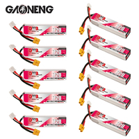 1-10Pcs/Set GAONENG GNB 2S HV Lipo Battery 720mAh 7.6V 100C/200C XT30U-F Plug for RC FPV Whoop Frame Kit Tinywhoop Racing Drone